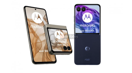 The design and specifications of the upcoming Motorola Razr 50 and Razr 50 Ultra foldable smartphones have been leaked online
