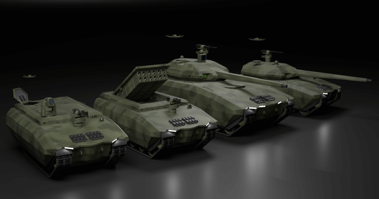A tank with artificial intelligence and ...