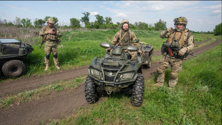 Russia increasingly uses ATVs at the ...