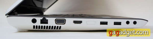 Samsung R428 - вид справа