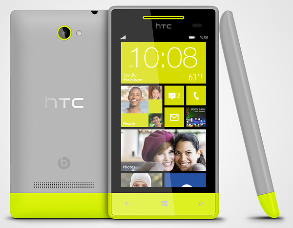 HTC 8S желто-серый