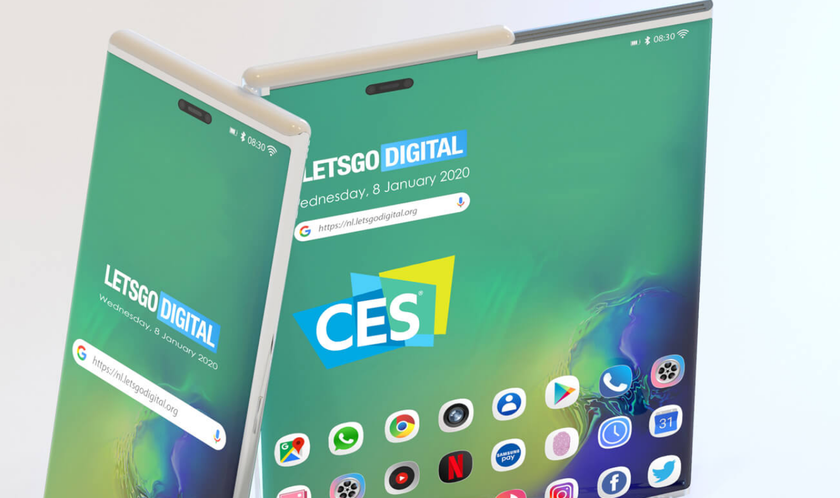 Круче Galaxy Fold: Samsung показала смартфон с «растягивающимся дисплеем» на CES 2020