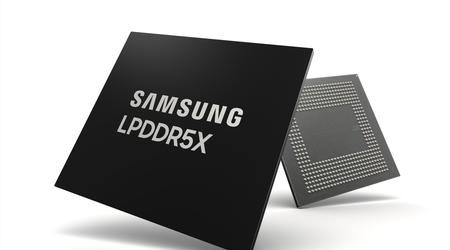 Samsung introduces the world's first 10.7 Gbps LPDDR5X DRAM chip