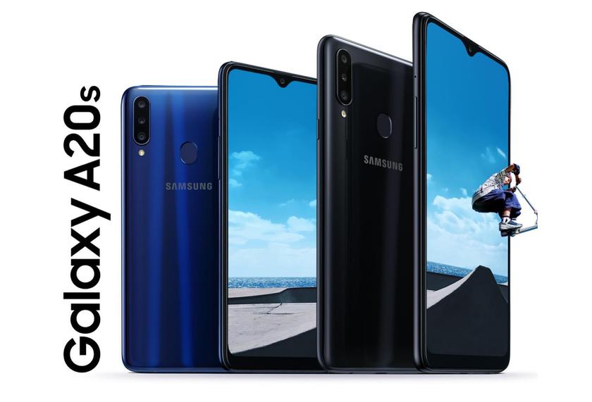 Бюджетный смартфон Samsung Galaxy A20s начал получать обновление Android 10