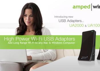 Беспроводные адаптеры Amped Wireless для втрое большего радиуса подключения по Wi-Fi