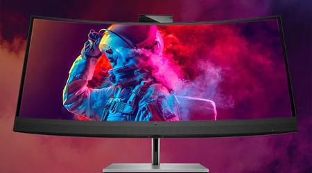 HP has revealed a 34-inch curved monitor with a 5 MP pop-up camera and support for Power Delivery up to 100W