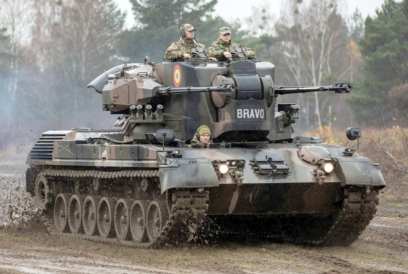 Германия передала Украине ещё четыре зенитных самоходных установок Gepard, теперь их у ВСУ 12 штук