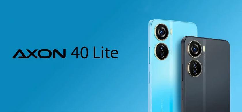 ZTE Axon 40 Lite: IPS-дисплей, чип Unisoc T616, камера на 50 МП и батарея на 4500 мАч с зарядкой на 22.5 Вт за $220