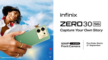 Infinix ujawnił cechy Zero 30 5G: wyświetlacz AMOLED 144 Hz i przedni aparat 50 MP