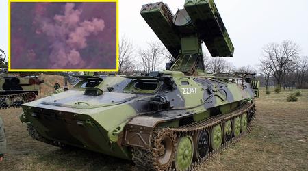 Ukrainian Armed Forces destroy Russian Strela-10 surface-to-air missile system with cluster munitions