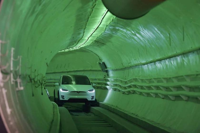 Илон Маск показал, каким будет подземный тоннель Loop для автомобилей Tesla