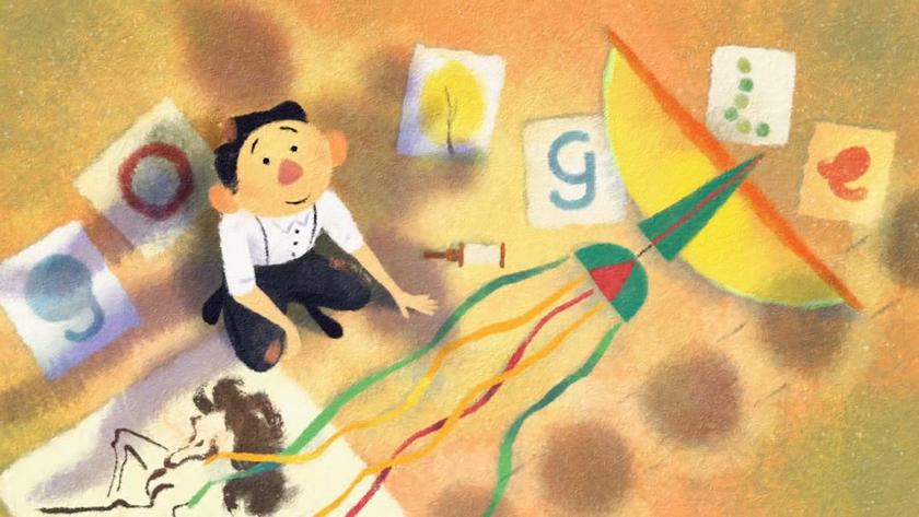 Дудл Google отмечает 108 лет со дня рождения Тайруса Вонга