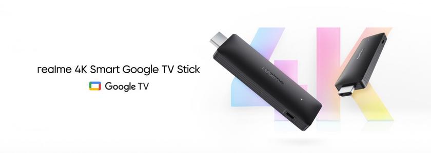 Realme выпустит в Европе ТВ-приставку Smart Google TV Stick по цене от €55