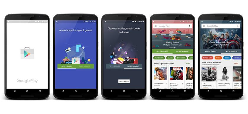 Google Play получит большую реорганизацию