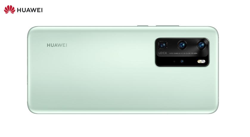 Huawei P40 Pro появился на пресс-рендере в расцветке Mint Green