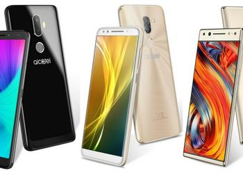 Появились изображения трех новых смартфонов Alcatel: 1X, 3 и 3X