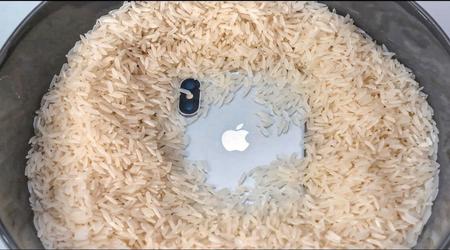 Apple insta a los usuarios a dejar de meter iPhones mojados en arroz
