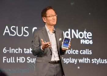 Планшет-смартфон ASUS FonePad Note с 6-дюймовым FullHD дисплеем Super IPS+
