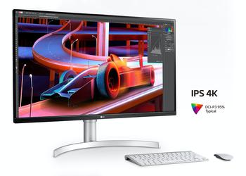 LG 32UN650-W: 4K-монитор с IPS-дисплеем на 31.5″, встроенными динамиками и технологией AMD FreeSync