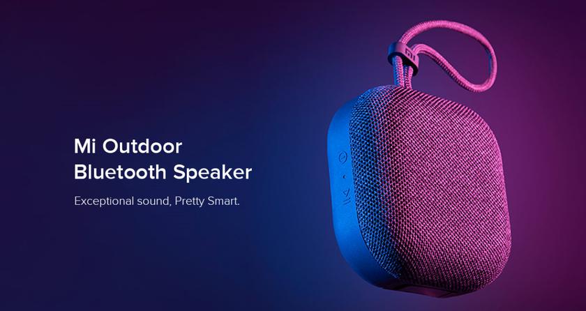 Xiaomi Mi Outdoor Bluetooth Speaker: компактная колонка с батареей на 2000 мАч, портом AUX, защитой IPX5 и ценником в $20