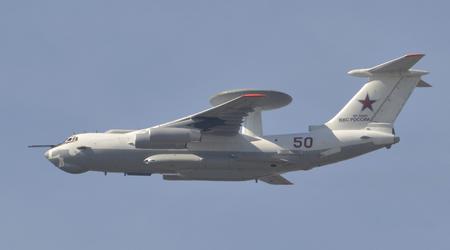 The AFU shot down a Russian A-50 long-range radar detection and control aircraft, it's worth about $500 000 000 (updated)
