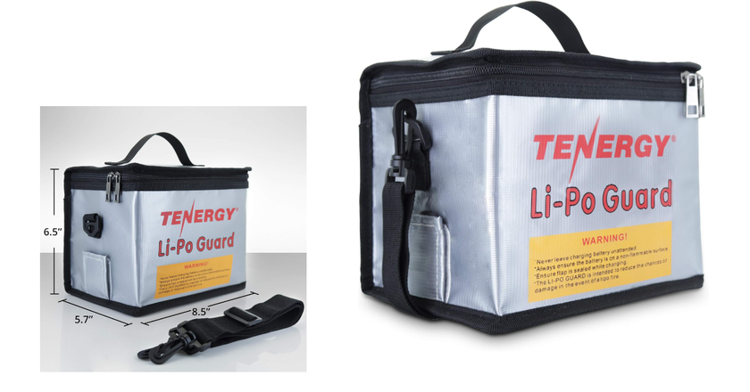 Tenergy fireproof battery bag
