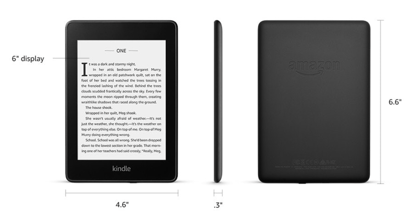 AMAZON KINDLE PAPERWHITE device for audiobooks