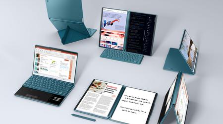 Lenovo presentó un portátil único Yoga Book 9i con dos pantallas OLED desde 2100 dólares