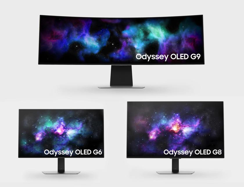 На CES 2024 Samsung планирует представить три геймерских OLED-монитора Odyssey с диагоналями от 27 до 49 дюймов