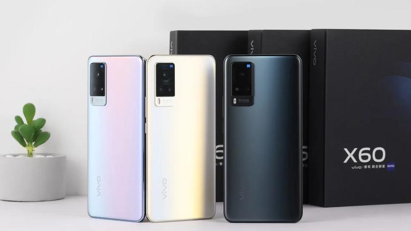 Vivo показала смартфоны X60 и X60 Pro на официальных рендерах