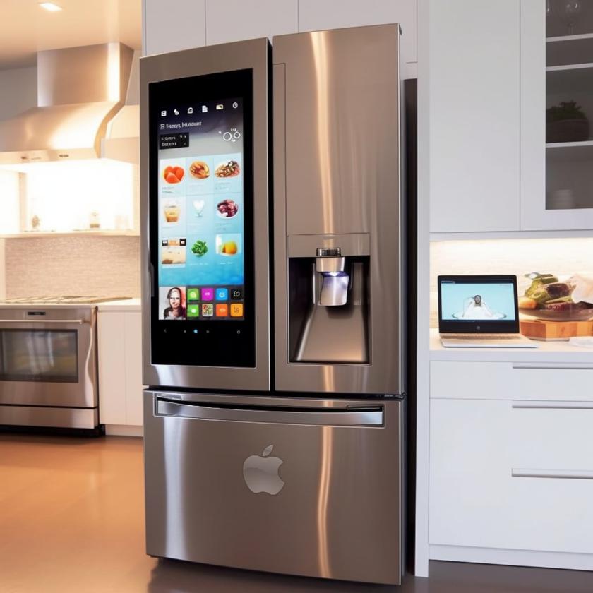 Apple разрабатывает умный холодильник с большими сенсорными экранами и голосовым управлением (фото)