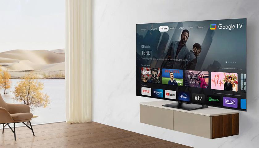 TCL C74 QLED TV: линейка смарт-телевизоров с QLED-экранами до 75 дюймов и Google TV на борту по цене от €799