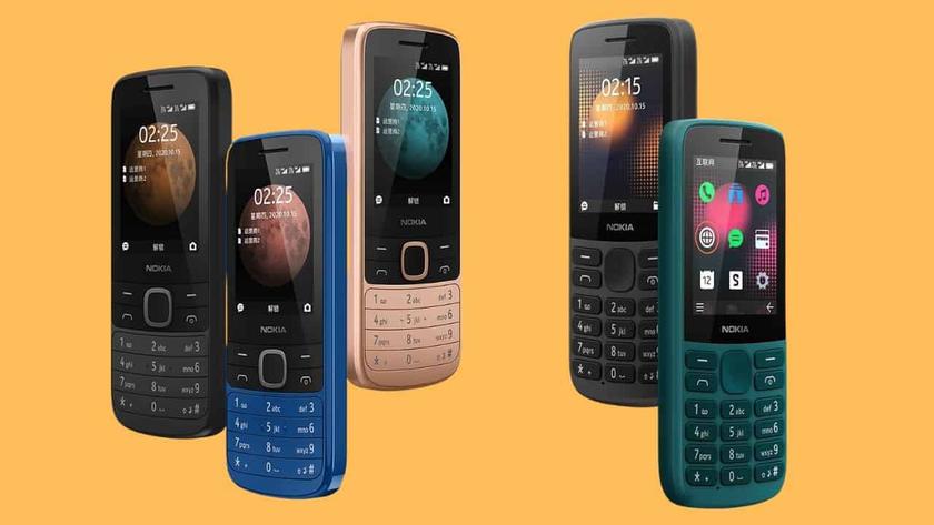 Представлены Nokia 215 4G и Nokia 225 4G: кнопочные телефоны за $40 и $50