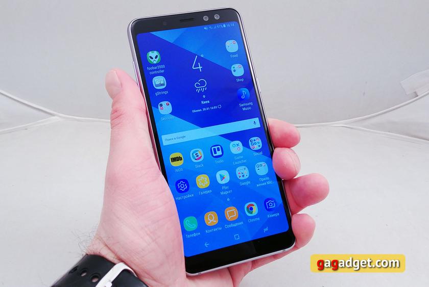  Samsung Galaxy A8:  Android-  Infinity Display   IP68-2