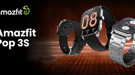 Amazfit wprowadza na rynek smartwatch Pop 3S z ekranem AMOLED, czujnikiem SpO2 i do 12 dni pracy na baterii