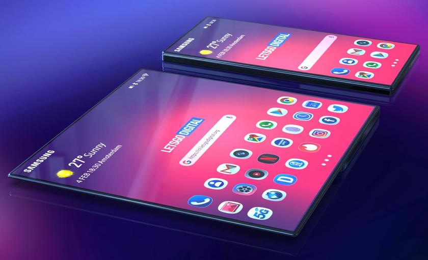 Слух: Samsung в 2021 году выпустит складной смартфон Galaxy Z Fold S с форм-фактором, как у Microsoft Surface Duo