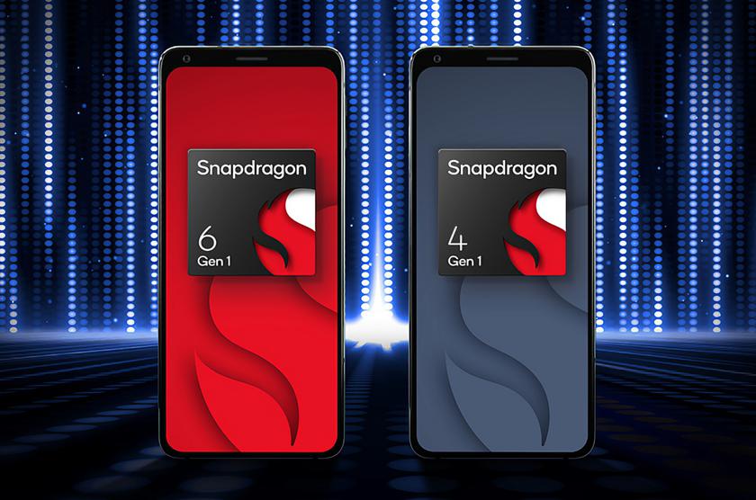 Qualcomm Snapdragon 6 Gen 1 и Snapdragon 4 Gen 1: новые процессоры для недорогих смартфонов