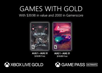 Подписчики Xbox Live Gold в августе получат две отличные игры: Blue Fire и Inertial Drift