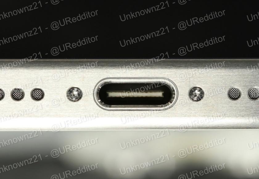 iPhone 15 Pro с титановой рамкой и портом USB-C появился на фотографии