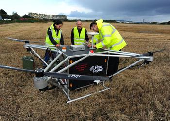 Flowcopter presentó un dron hidráulico único: ...