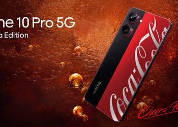 Вот как будет выглядеть realme 10 Pro 5G Coca-Cola Edition