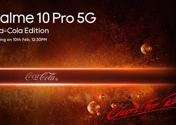 Официально: realme 10 февраля представит смартфон realme 10 Pro 5G Coca-Cola Edition