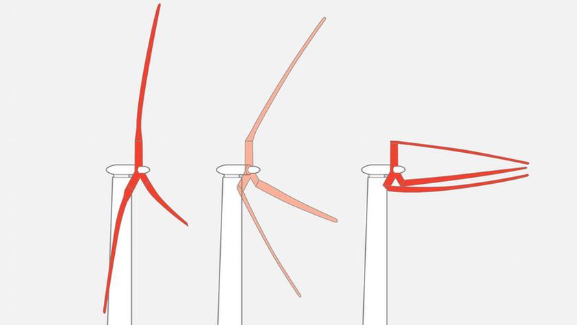 Огромные складывающиеся ветрогенераторы будут производить до 50 МВт электроэнергии
