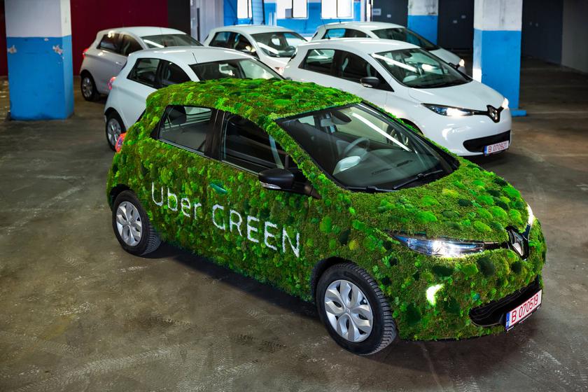 Электромобили Uber Green в Украине проехали 8 миллионов километров