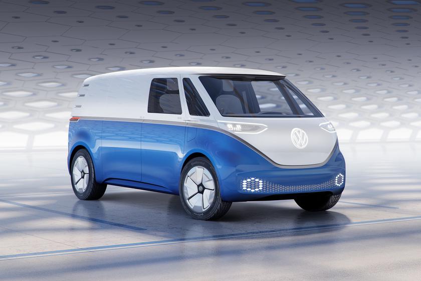 Volkswagen I.D. Buzz Cargo: электрический фургон с автопилотом и солнечными панелями на крыше