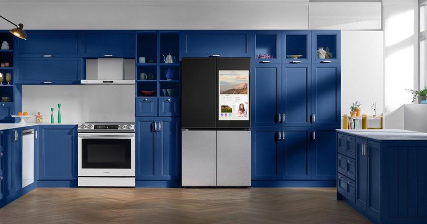 Холодильник Samsung с искусственным интеллектом автоматически открывает двери