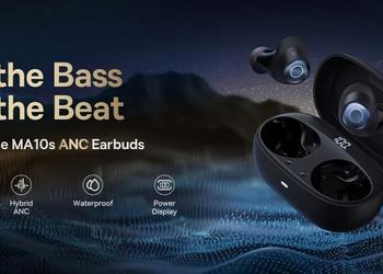 Baseus Bowie MA10s: TWS-наушники с ANC, беспроводной зарядкой и функцией Spatial Audio за $39 (скидка $10)