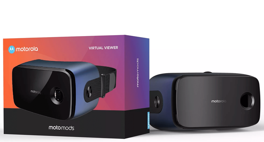 VR-Модуль Virtual Viewer серии MotoMod делает из смартфона шлем виртуальной реальности 