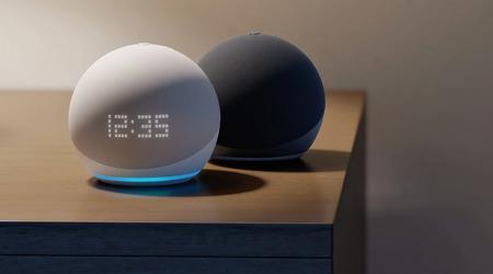 Amazon Echo Dot (5 Gen) med bevegelsessensor og innebygd klokke er i salg med en rabatt på $ 20