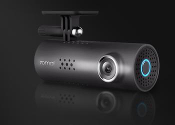 70mai Dash Cam 1S: компактный видеорегистратор с ночным режимом съёмки за $39